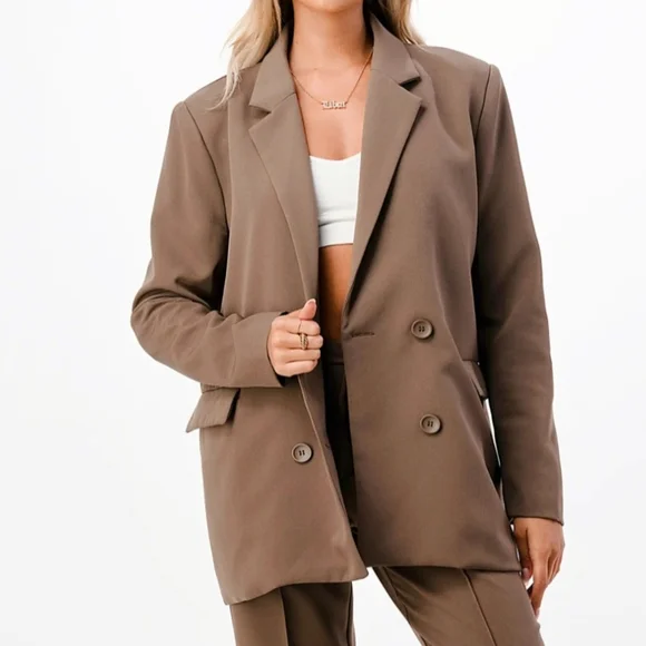 #11 🛑S OVERSIZED DOUBLE BREASTED BLAZER - Picture 6 of 9